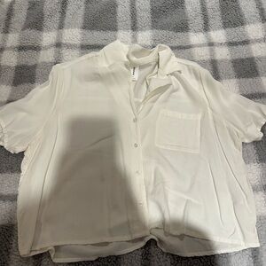 Abound White Button-Down Shirt